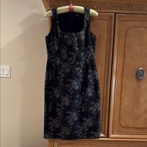 Nanette Lepore Black Sheath Mini Dress Scoop Neck Cocktail